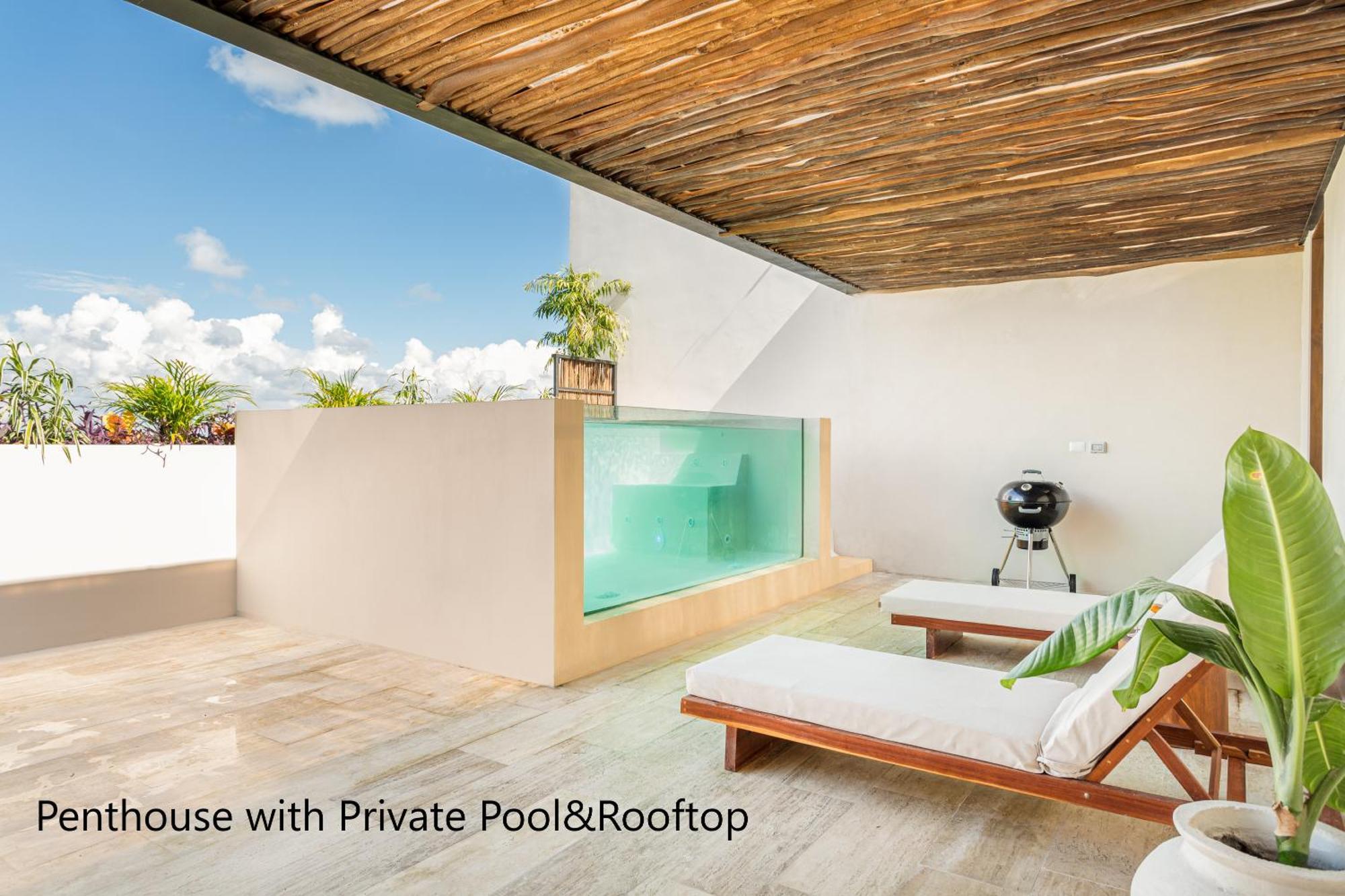 Extraordinary 2Br Apartment In Fully Equipped Hotel In Tulum 툴룸 외부 사진